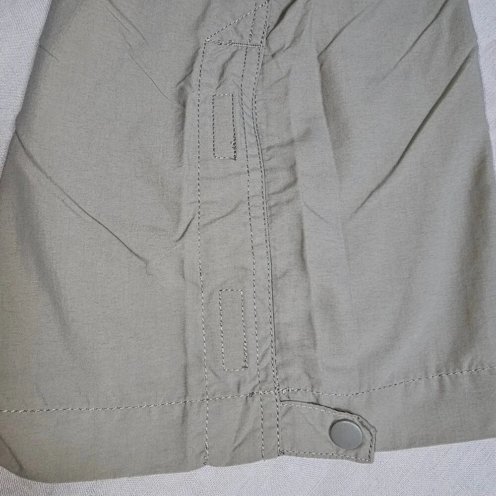 Columbia, Titanium Performance Convertible Khaki Cargo Pants Size Lg, Adj Ankles